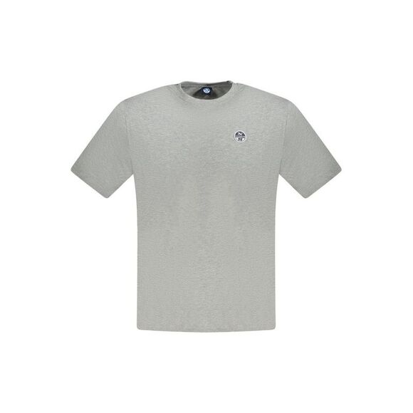 North Sails Grigio Cotton Men Men's T-Shirt